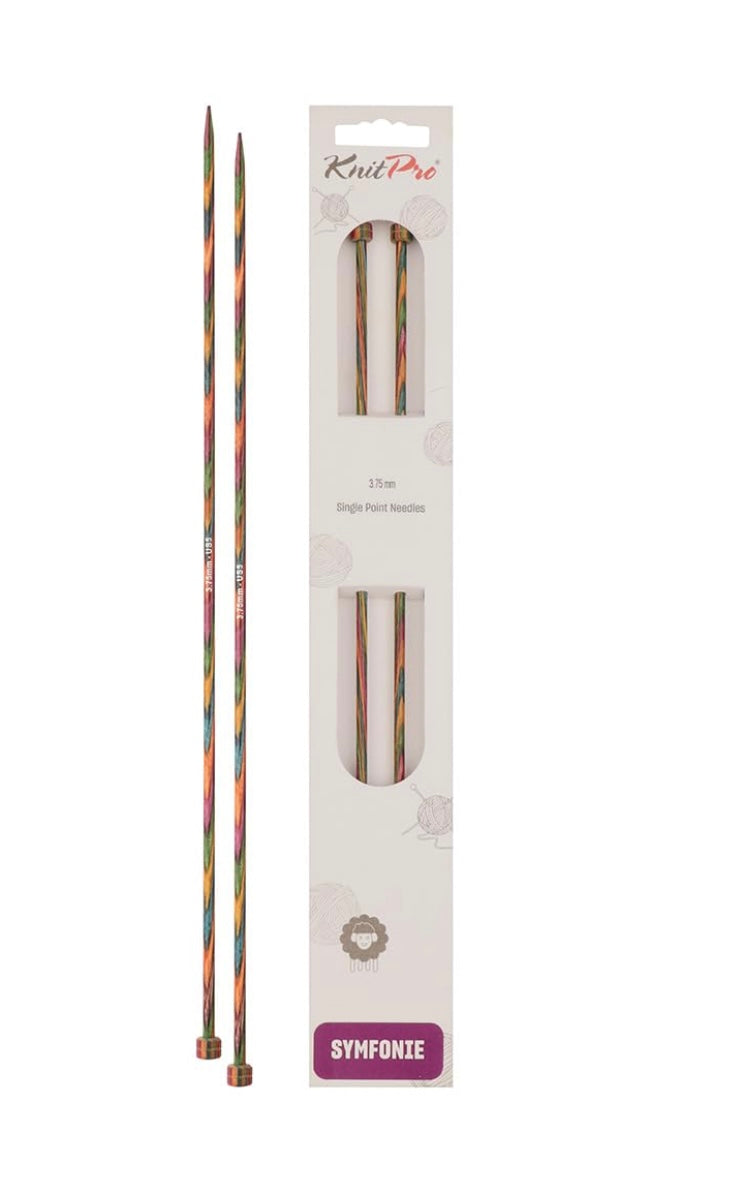 KnitPro Symfonie Single Point Knitting Needles - 30cm