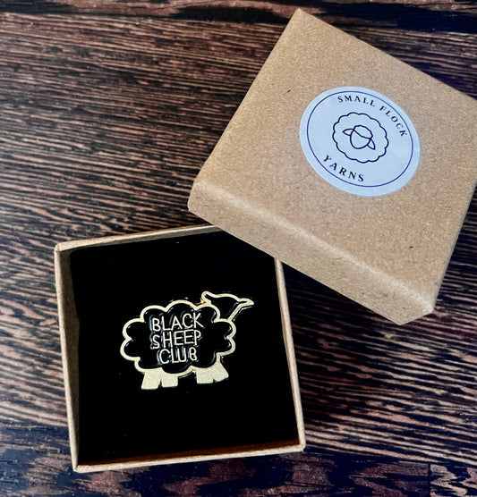 Team Lolly 'Black Sheep Club' enamel pin badge