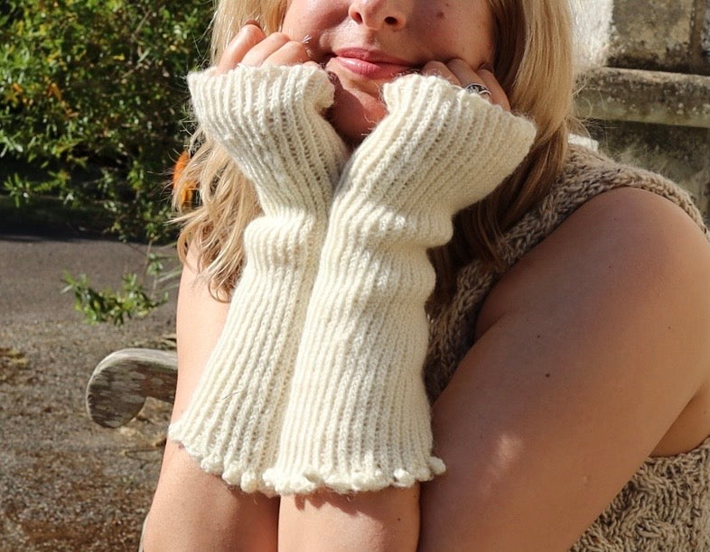 Poynings Wrist Warmers Knitting Pattern