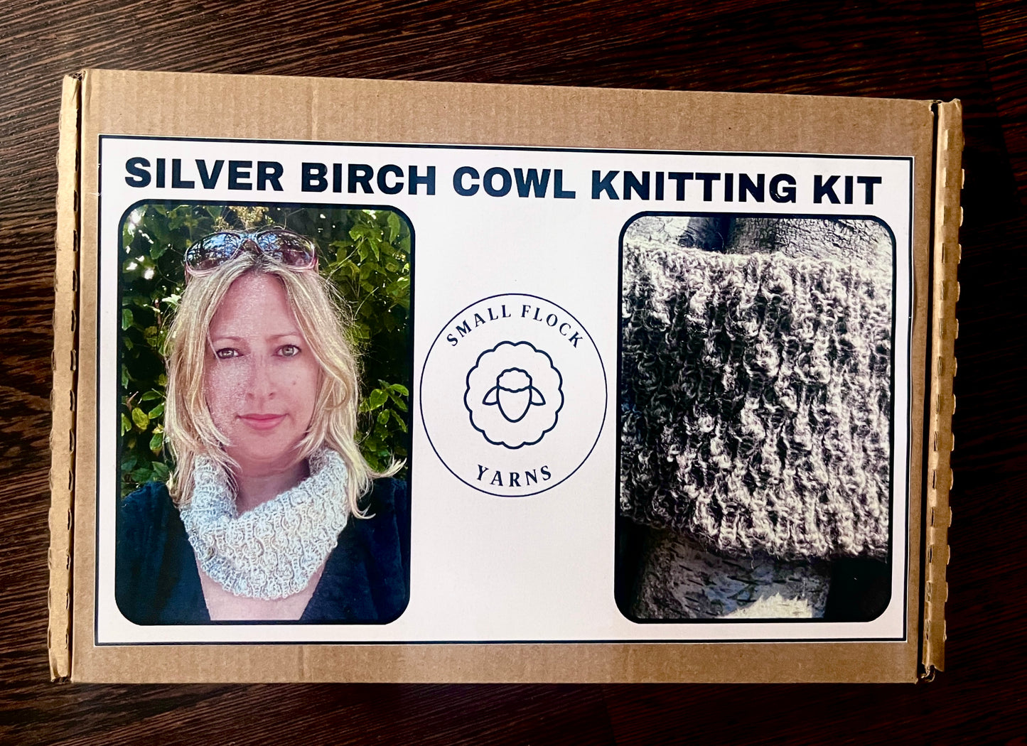 Silver Birch Cowl Knitting Kit