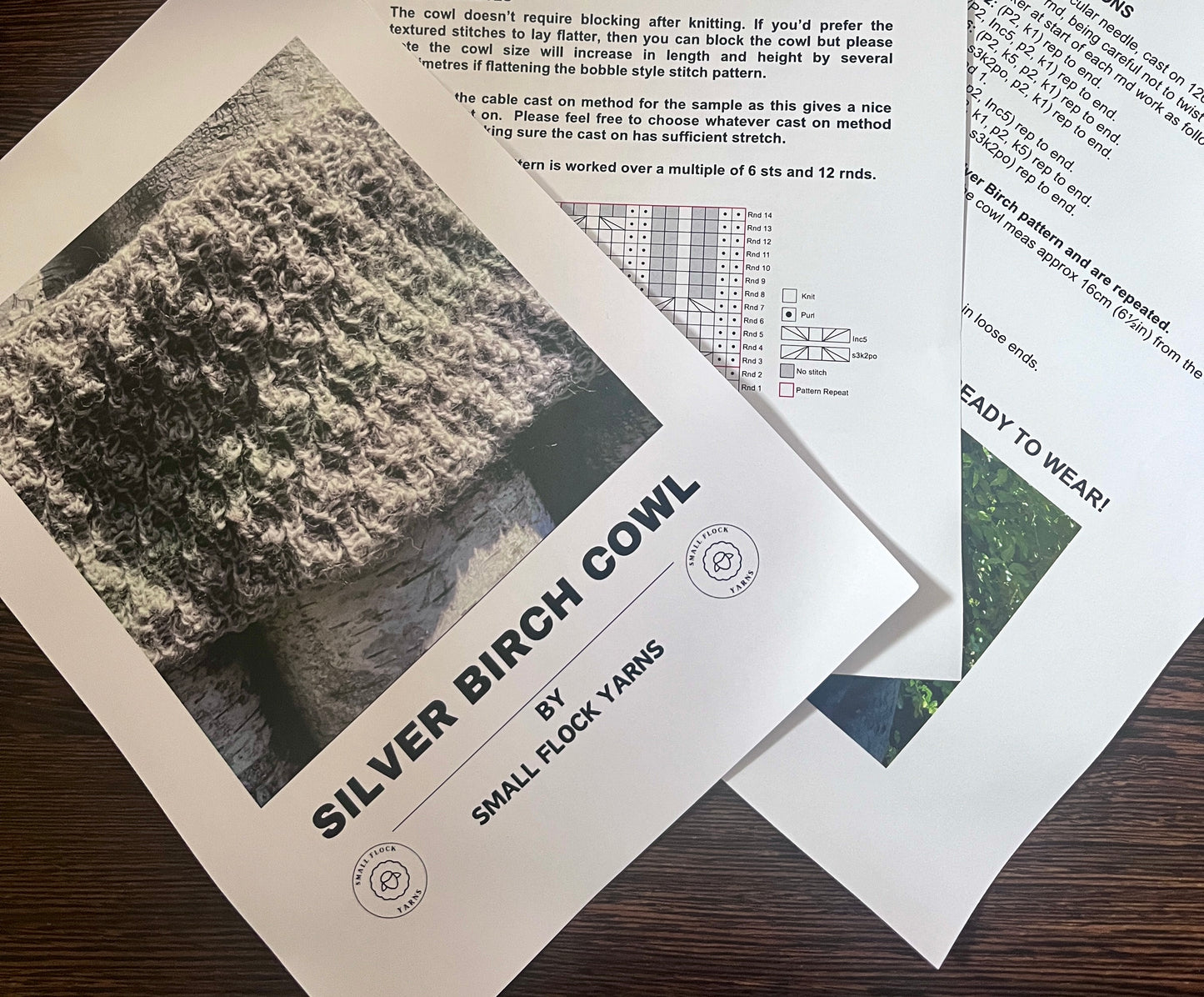 Silver Birch Knitting Kit